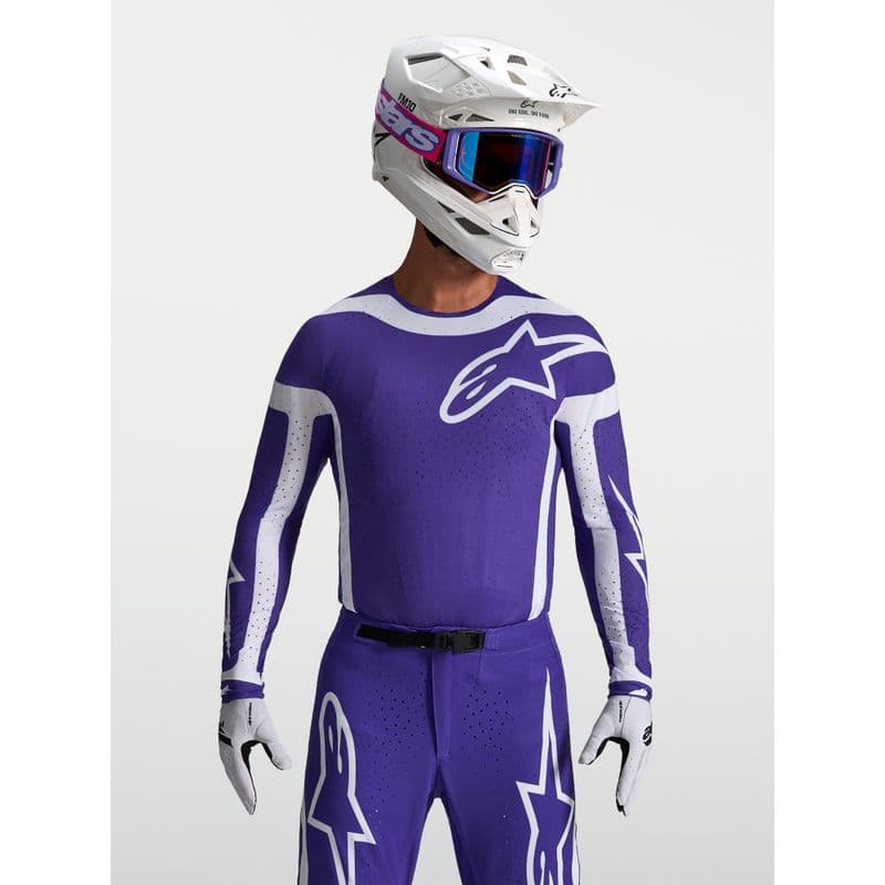 Alpinestars Supertech Vesta crosstrøye Blå/Hvit - bilde 1