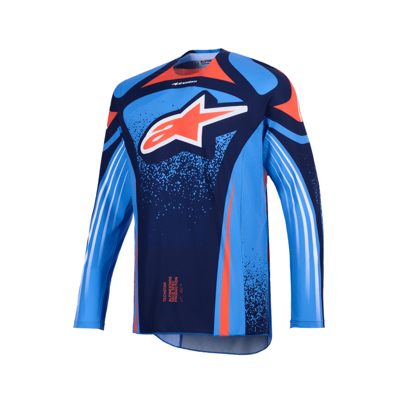 Alpinestars Techstar Nomur crosstrøye Navy/Oransje
