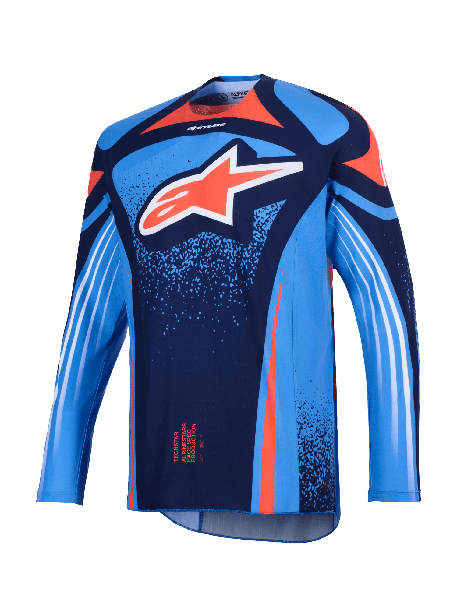 Alpinestars Techstar Nomur crosstrøye Navy/Oransje