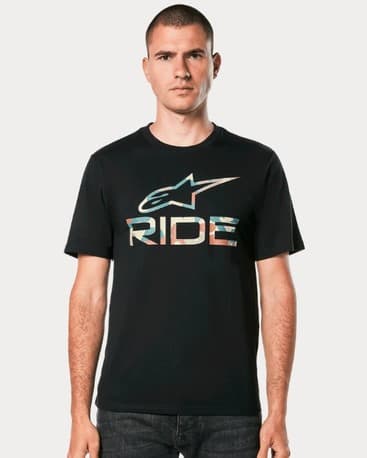 Alpinestars T-shirt Ride 4.0 Camo CSF Black, M