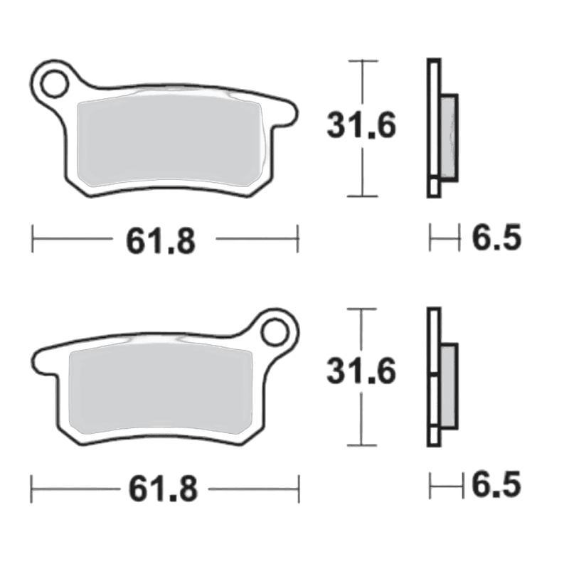 Moto-Master Brakepads KTM 65 '02-22