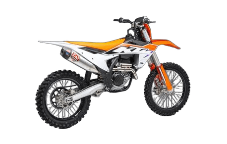 Yoshimura RS-12 Signature Series komplett avgassystem montert på KTM 450 SX-F