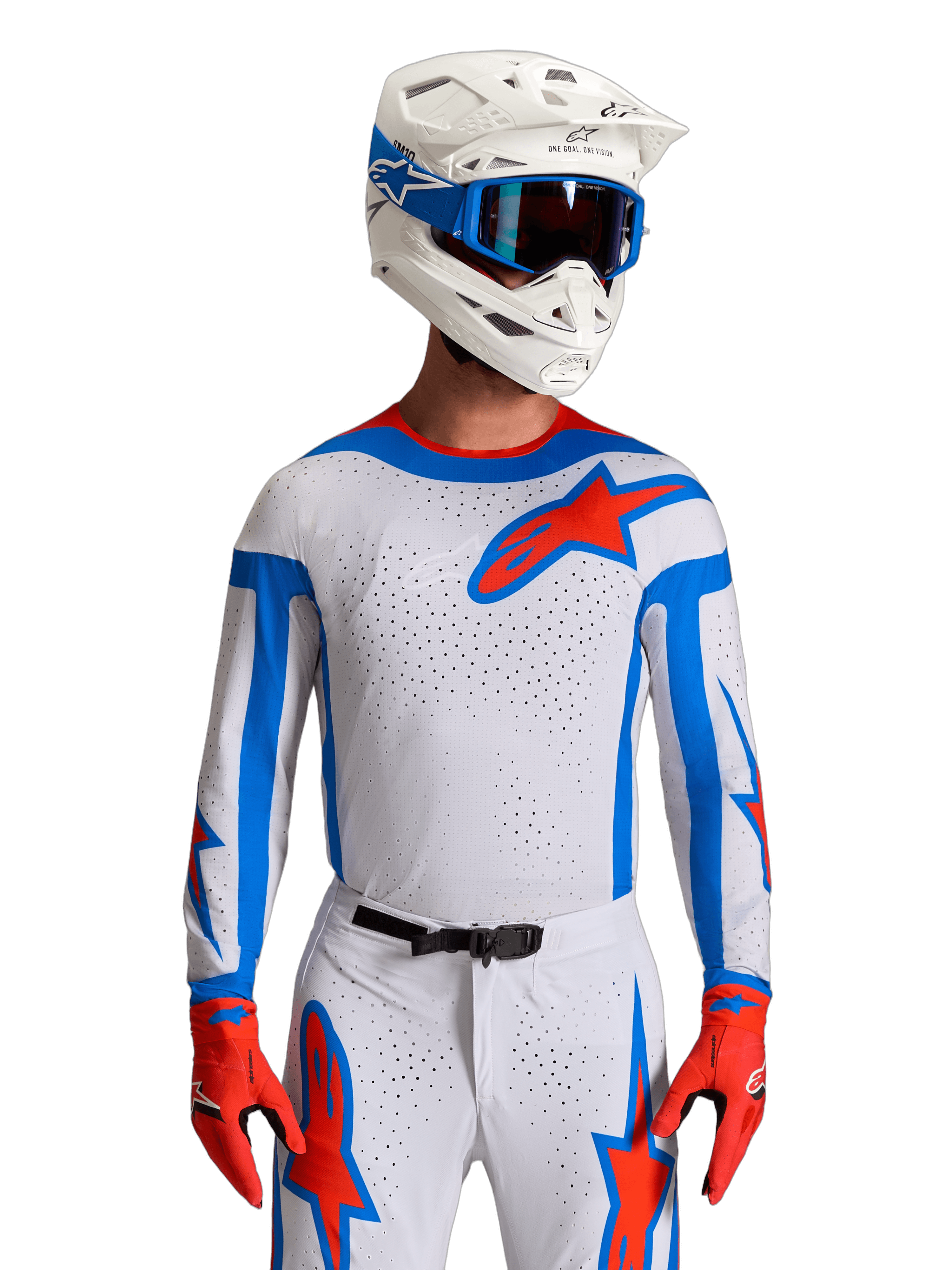 Alpinestars Supertech Vesta crosstrøye Lilla/Rød - bilde 1
