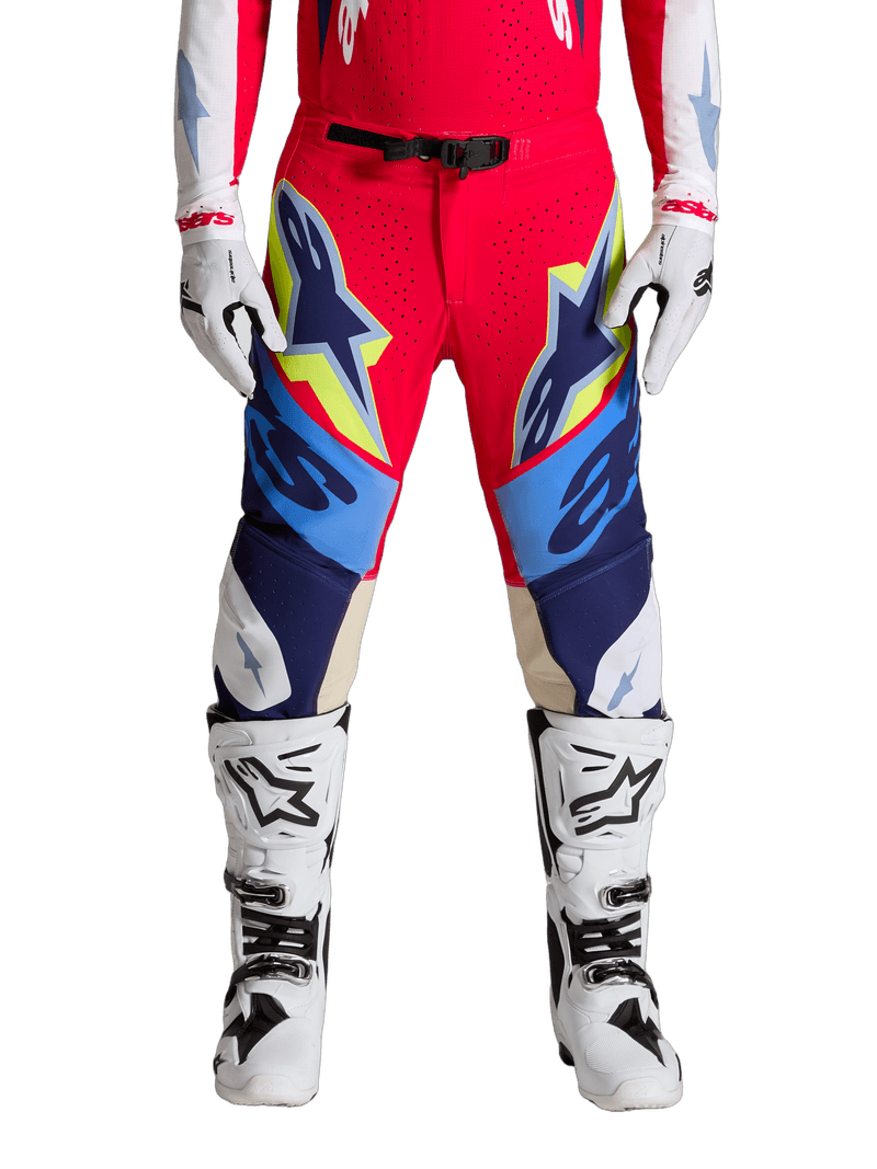 Alpinestars Supertech Dyna crossbukse Rød/Hvit/Blå - bilde 1