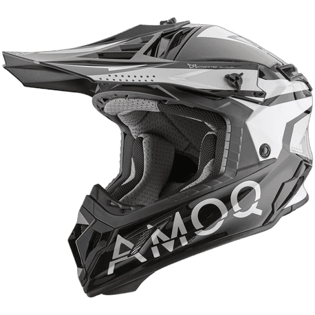 AMOQ Friction Mips hjelm sort/grå