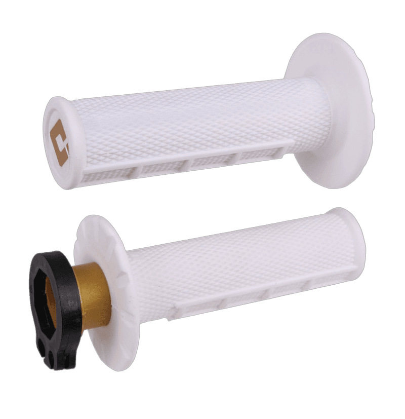 Half Waffle MX Lock-On grep Set PRO hvit