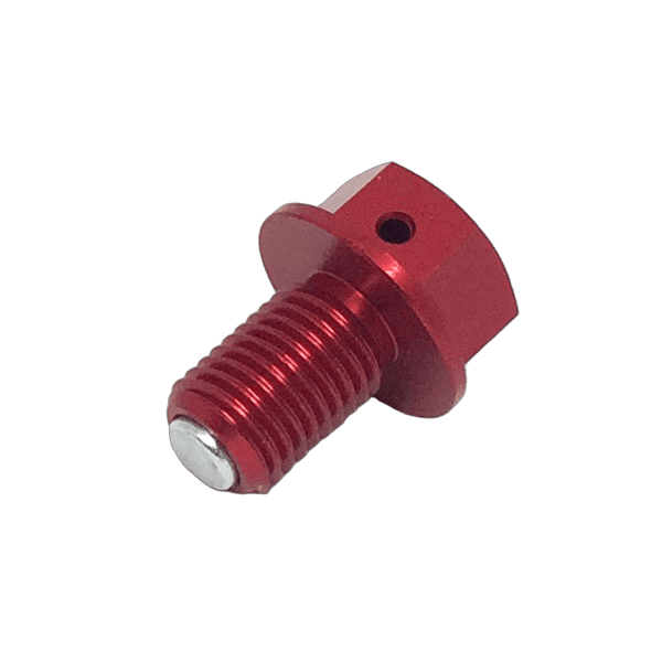 ZETA magnetisk oljeplugg M10x16-P1.25 rød (YZ/YZF/WRF not YZ250)