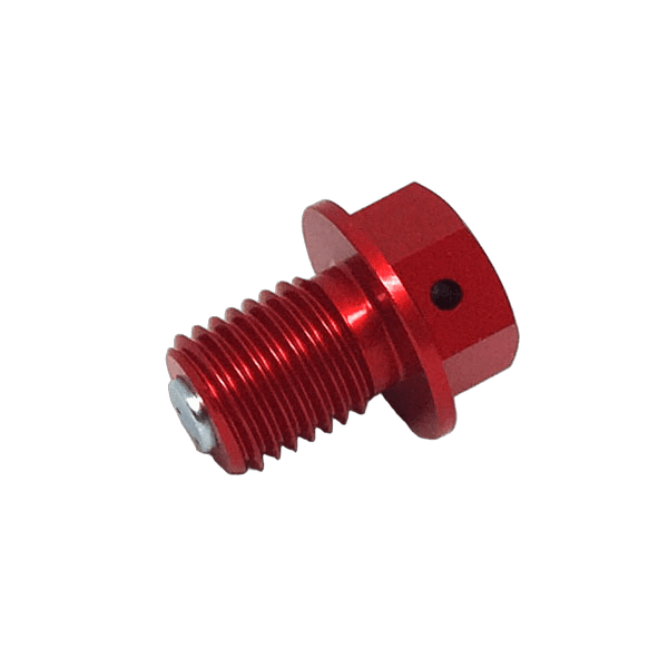 ZETA magnetisk oljeplugg M12x15-P1.5 rød (CR/CRF YZ250 CRF1000L)