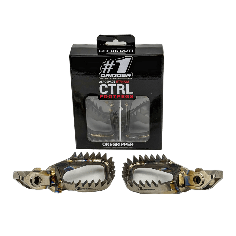 ONEGRIPPER CTRL titan fotpinner KTM/Husqvarna/GAS GAS/Beta, standard posisjon