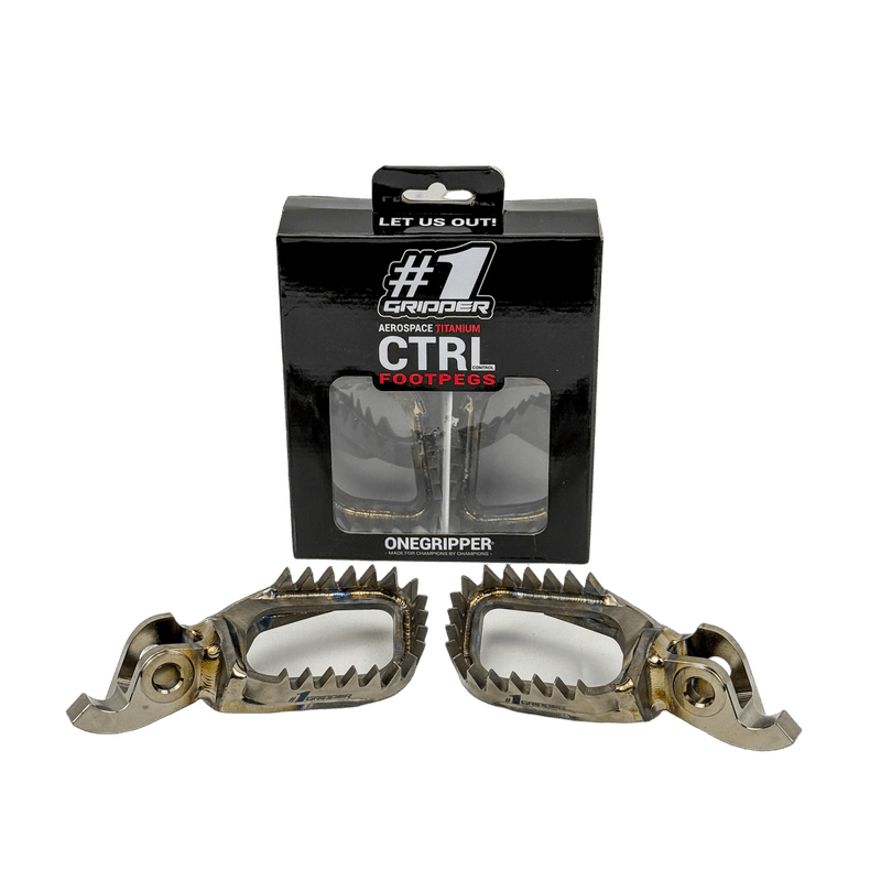 ONEGRIPPER CTRL titan fotpinner Triumph, 5 mm ned og 5 mm bak