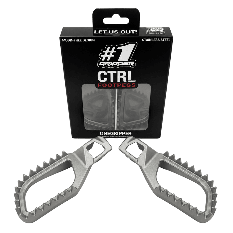 ONEGRIPPER CTRL V2 fotpinner Husqvarna/GAS GAS/Beta, 5 Down / 5 Back