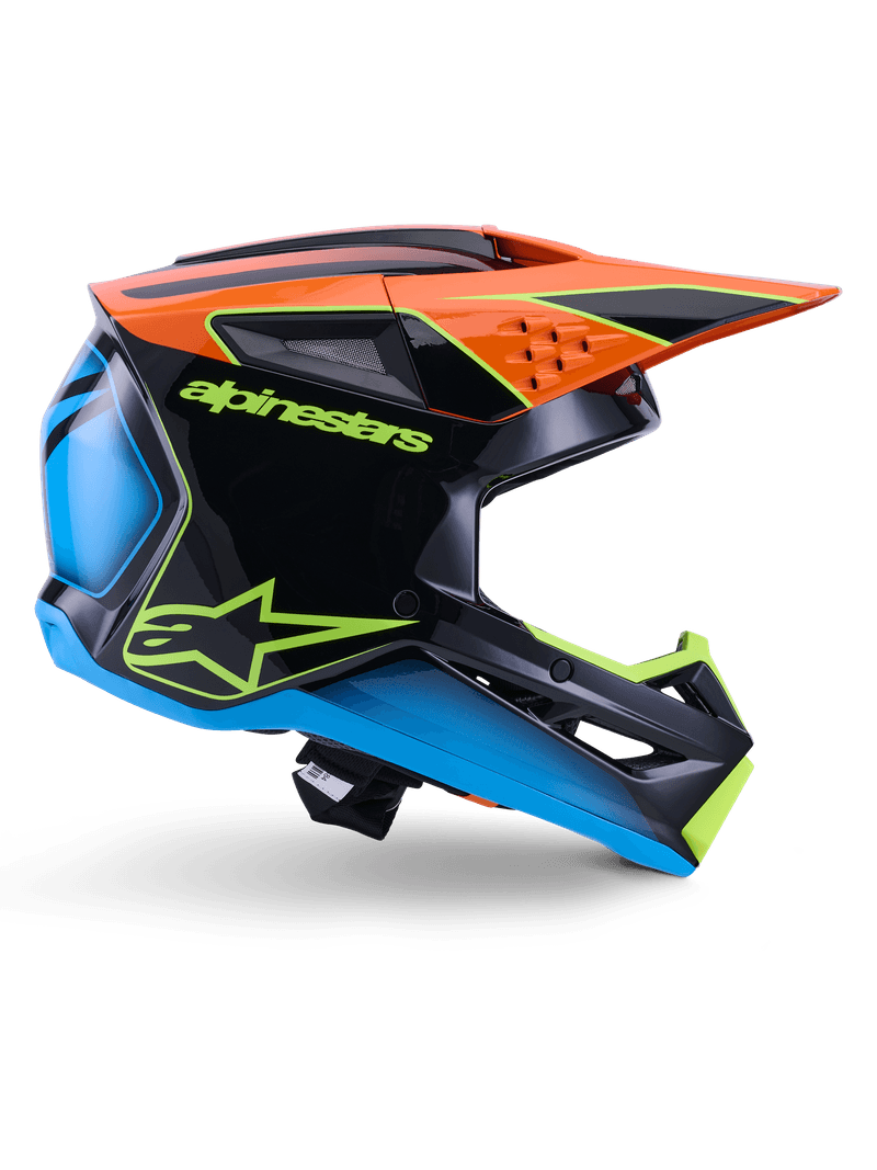 Alpinestars S-M3 Fray hjelm svart/oransje/fluo gul