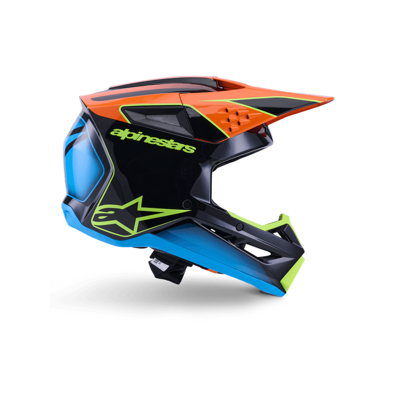 Alpinestars S-M3 Fray hjelm svart/oransje/fluo gul