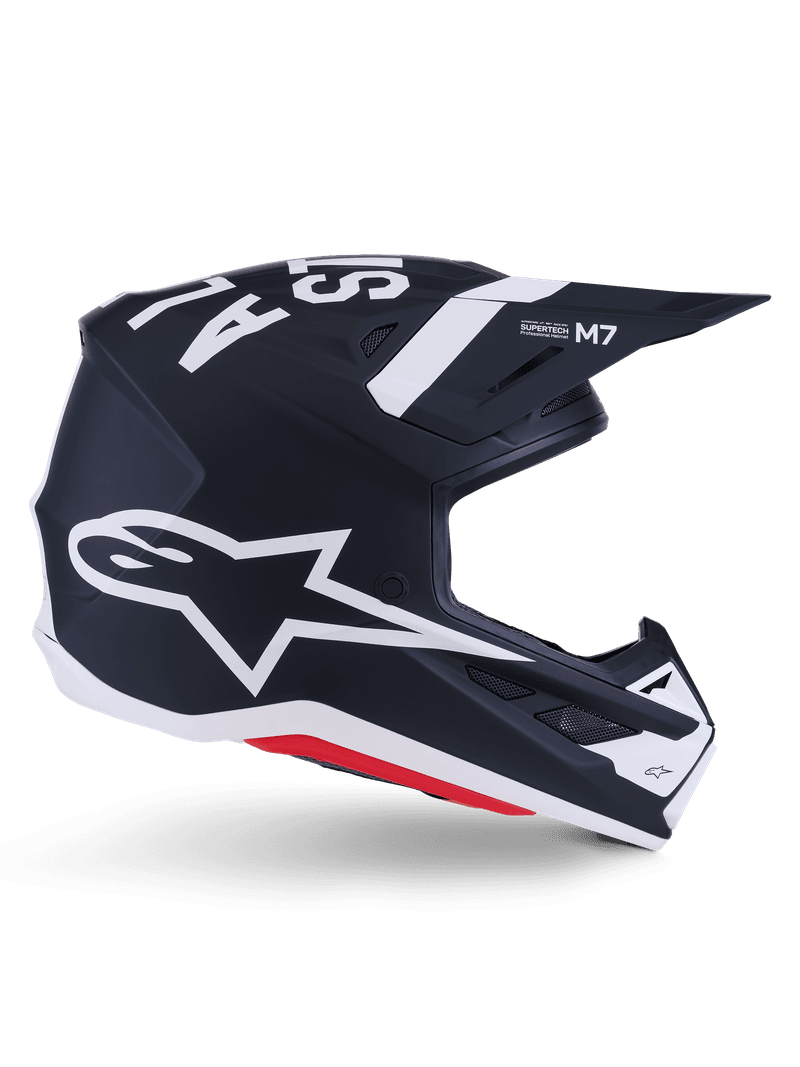 Alpinestars S-M7 Dasher hjelm svart/hvit matt