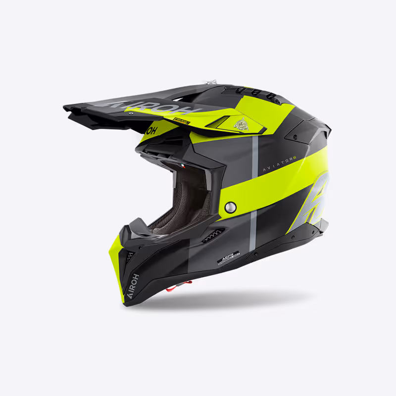 Airoh Aviator 3 Monarch hjelm gul matt