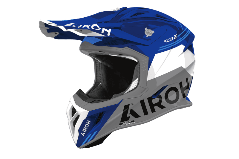 Airoh Aviator Ace 2 Fury hjelm blå blank