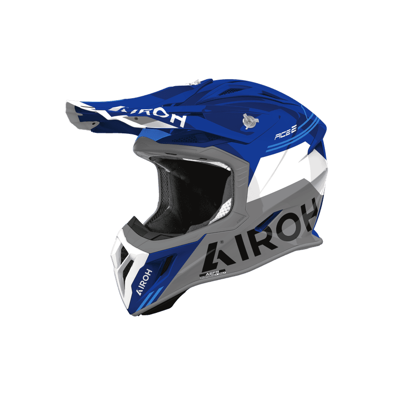 Airoh Aviator Ace 2 Fury hjelm blå blank