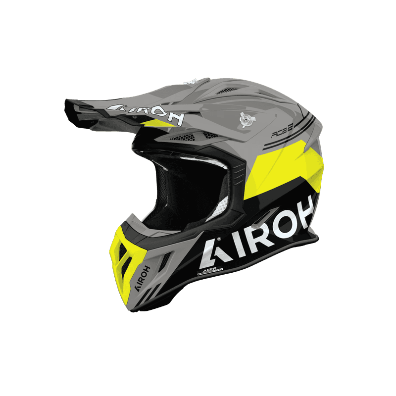Airoh Aviator Ace 2 Fury hjelm gul blank