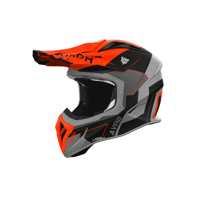 Airoh Aviator Ace 2 Shield hjelm oransje matt
