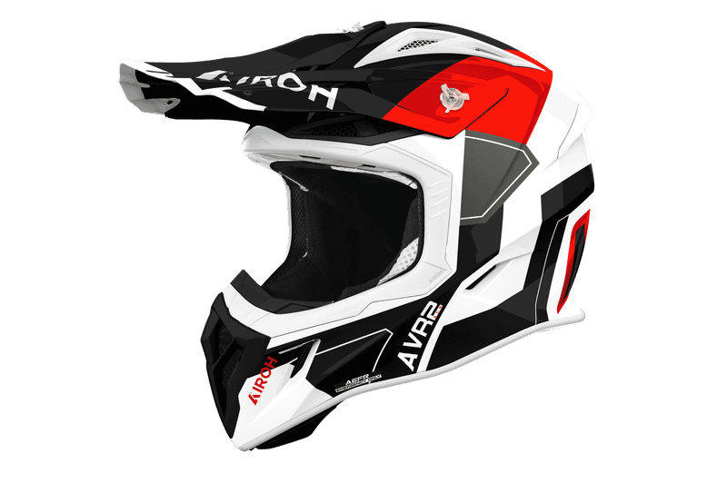Airoh Aviator Ace 2 Shield hjelm rød blank