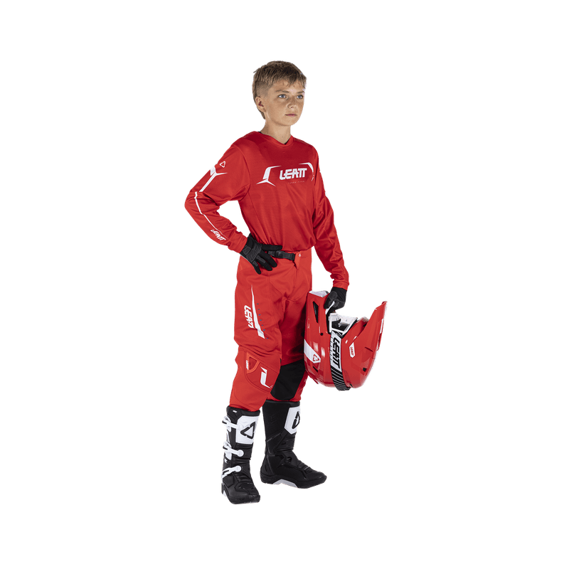 Leatt Moto 3.5 Ride Kit Junior kjøresett Rød