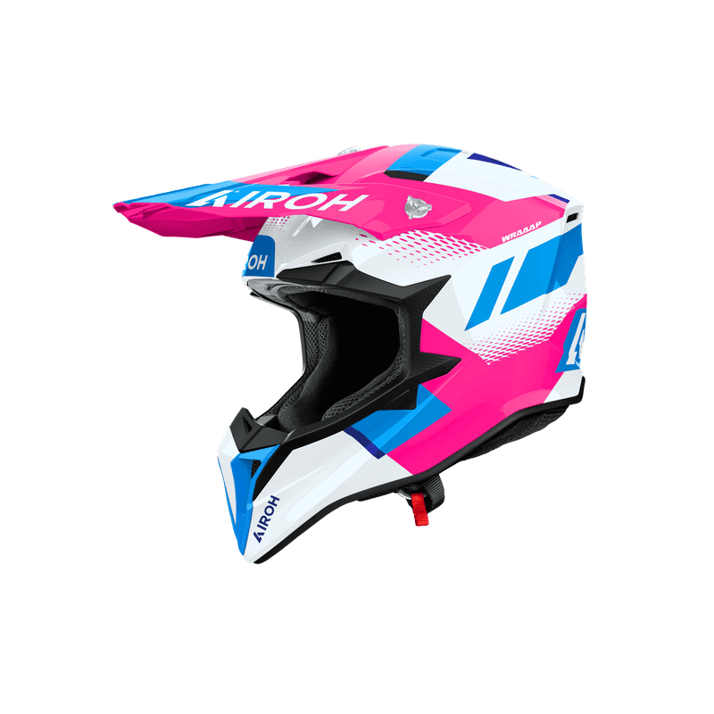 Airoh Wraaap Vision hjelm rosa blank