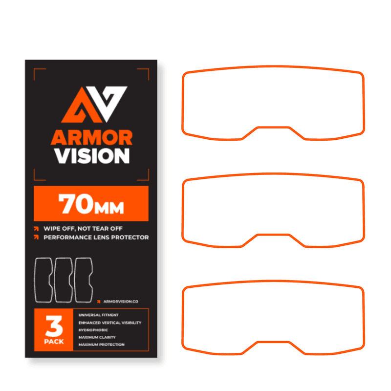 Armor Vision linsebeskytter 70 mm (3-pk)