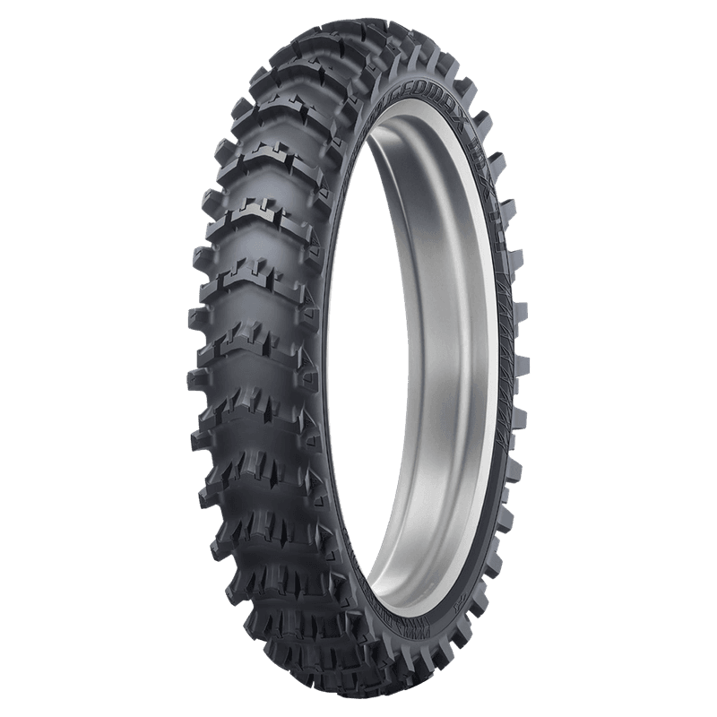 Dunlop Geomax MX14 bakdekk sett skrått forfra
